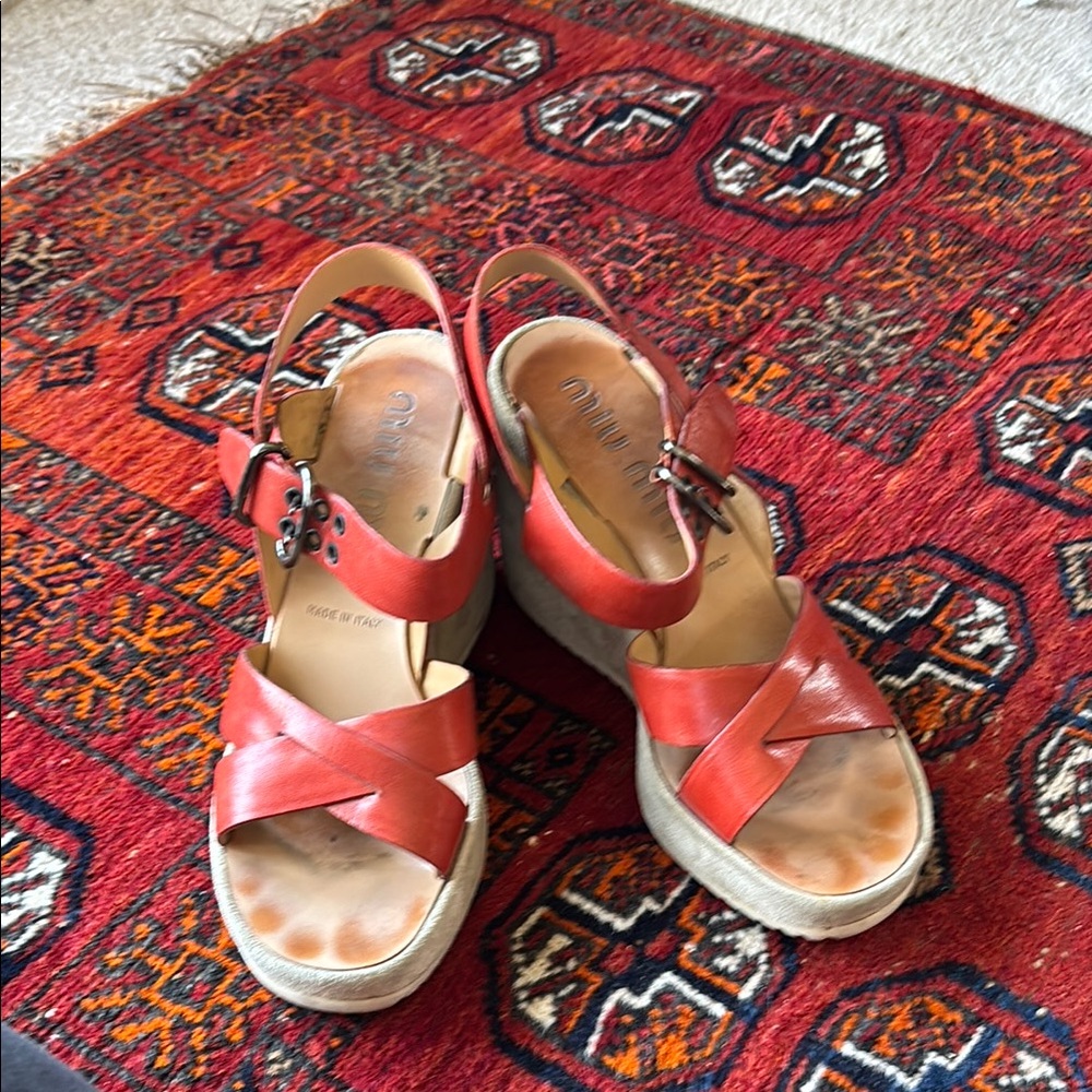 Miu Miu Platform Sandals